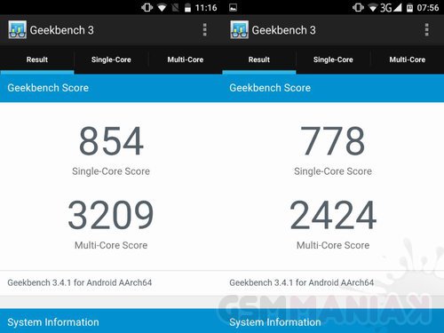 myPhone X Pro - throttling CPU / fot. gsmManiaK