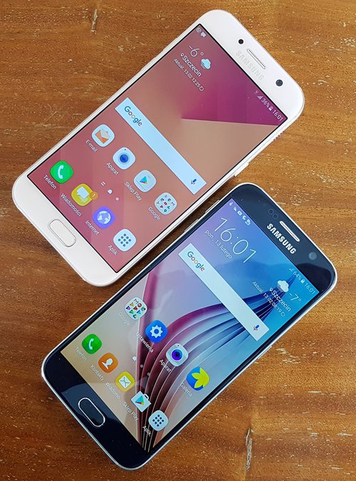 Samsung Galaxy S6 & Samsung Galaxy A5 (2017) / fot. gsmManiaK.pl 