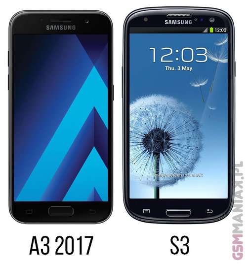 Samsung Galaxy A3 2017 vs Galaxy S3