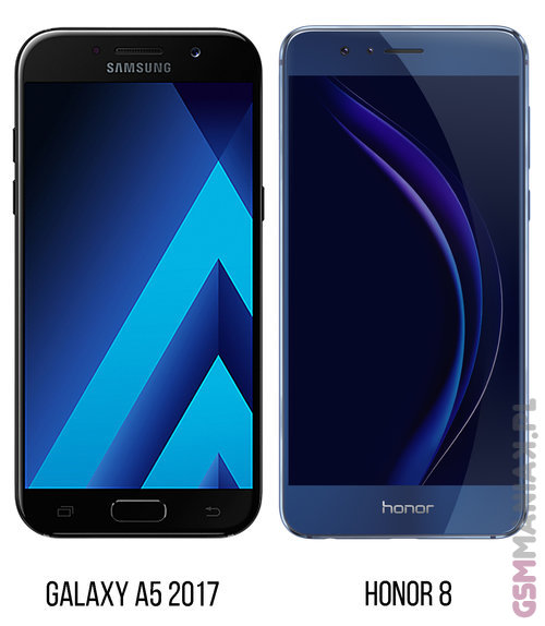 Samsung Galaxy A5 (2017) vs Honor 8 / fot. gsmManiaK