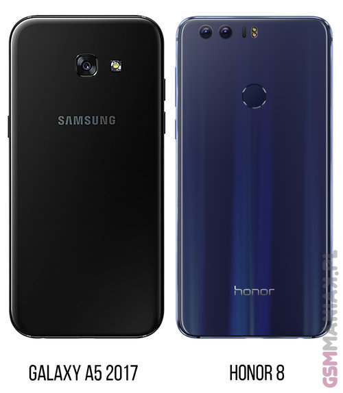 Samsung Galaxy A5 (2017) vs Honor 8 / fot. gsmManiaK