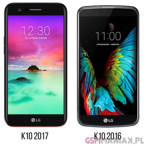 LG K10 2017 vs LG K10 / fot. gsmManiaK