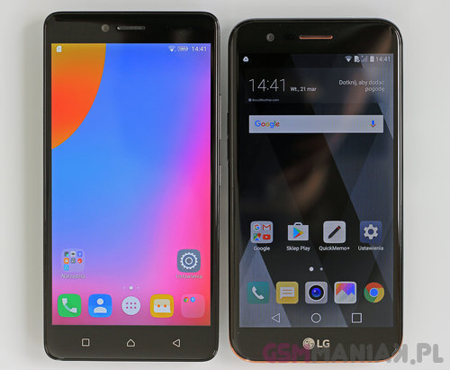 LG K10 2017 vs Lenovo K6 Note / fot. gsmManiaK