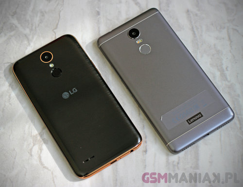 LG K10 2017 vs Lenovo K6 Note / fot. gsmManiaK