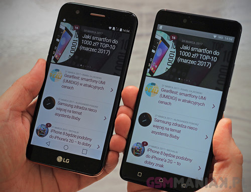 LG K10 2017 vs Lenovo K6 Note / fot. gsmManiaK