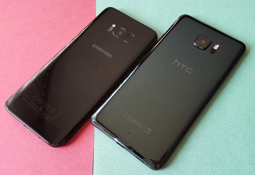 Samsung Galaxy S8+ i HTC U Ultra / fot. gsmManiaK.pl 