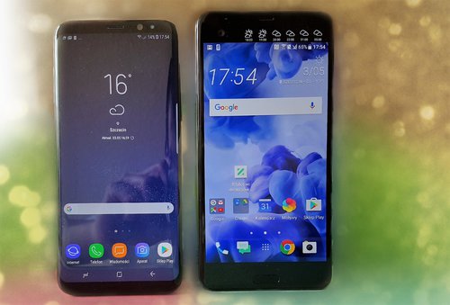 Samsung Galaxy S8+ i HTC U Ultra / fot. gsmManiaK.pl