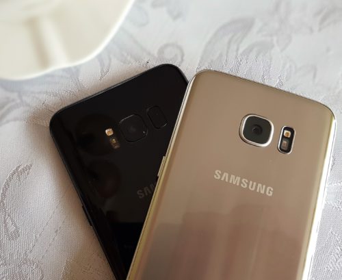 Samsung Galaxy S8+ i Samsung Galaxy S7 edge / fot. gsmManiaK.pl