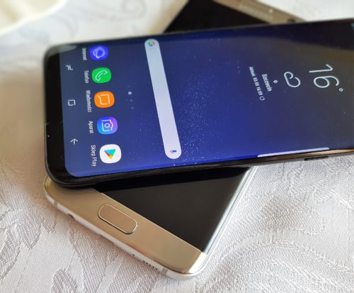 Samsung Galaxy S8+ i Samsung Galaxy S7 edge / fot. gsmManiaK.pl