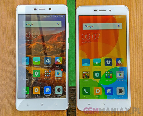 Xiaomi Redmi 4 Pro vs Xiaomi Redmi 4A / for. gsmManiaK.pl