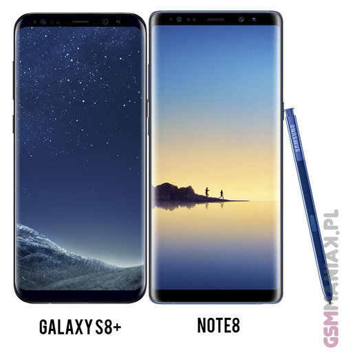 Samsung Note8 vs S8plus 1