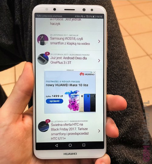 Huawei Mate 10 Lite / fot. gsmManiaK
