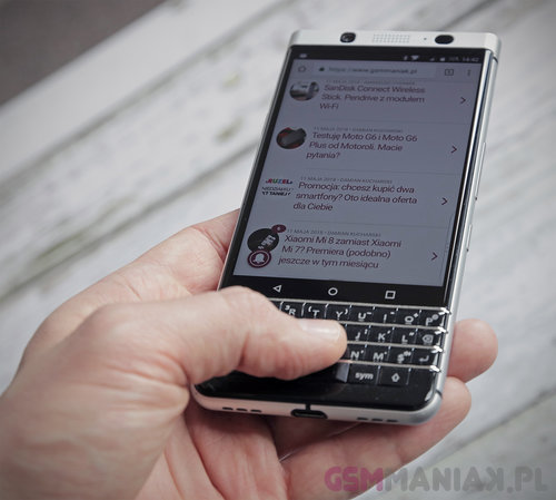 BlackBerry KEYone / fot. gsmManiaK.pl