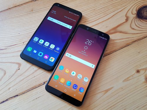 Samsung Galaxy A6 i  LG Q7 / fot. gsmManiaK.pl