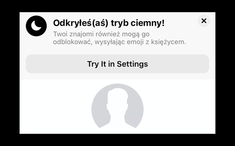 Tryb Ciemny Messenger 0