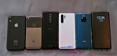 iPhone Xr, Pixel, Xperia 1, Huawei P30 Pro, Mate 20 Pro i Galaxy Note 9 / fot. gsmManiaK