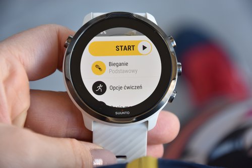 Suunto 7: przykładowy wybór treningu na zegarku / fot. techManiaK