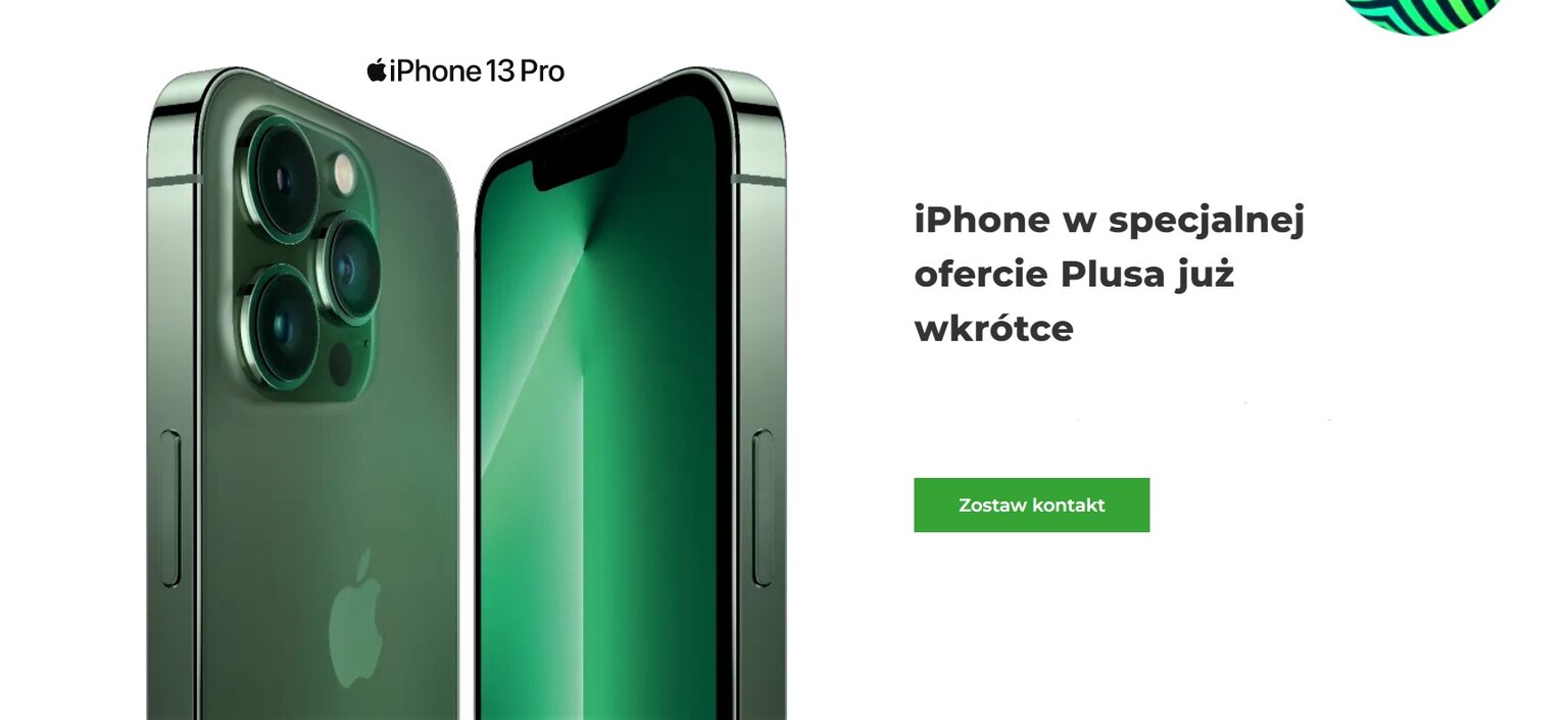 Apple iPhone oficjalnie w Plus Polska 5G