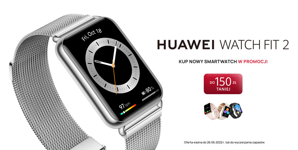 Huawei Watch Fit 2 w Polsce cena dostępność promocja sklepy