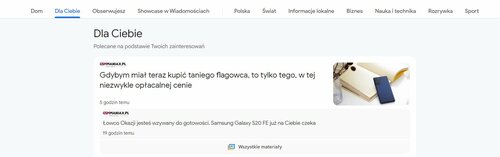 Wiadomości Google/ fot. Google