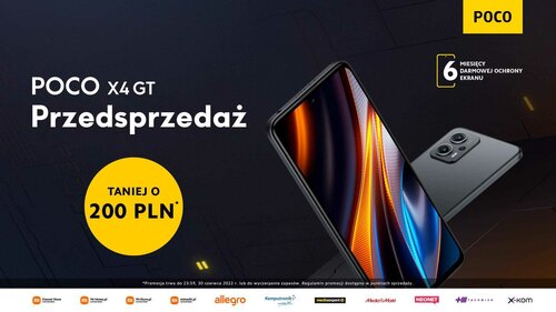 Xiaomi POCO X4 GT w przedsprzedaży/ fot. producenta