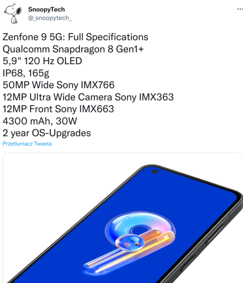 ASUS Zenfone 9