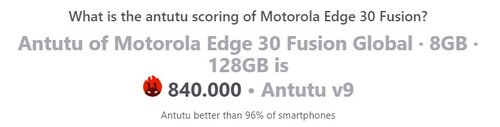 Motorola Edge 30 Fusion