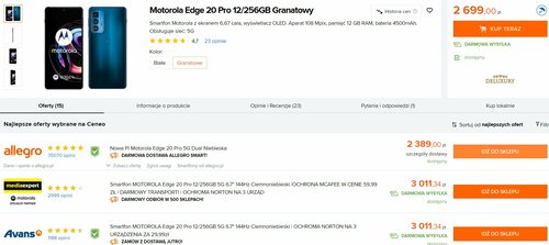 Motorola Edge 20 Pro