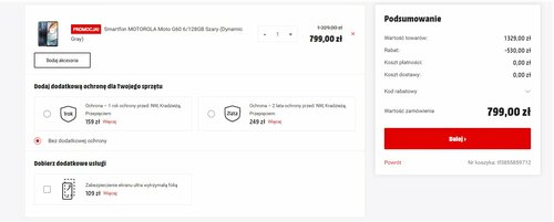 Motorola Moto G60 Media Markt cena promocja