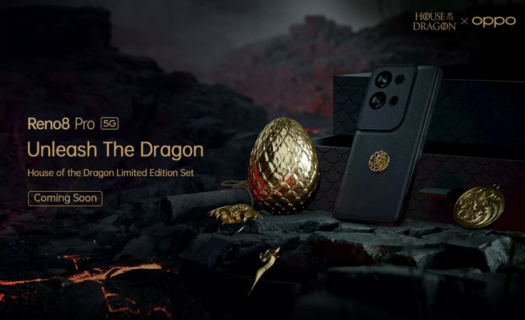 OPPO Reno 8 Pro House of Dragon Limited Edition