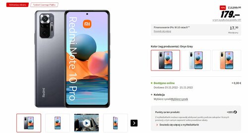 Xiaomi Redmi Note 10 Pro promocja cena