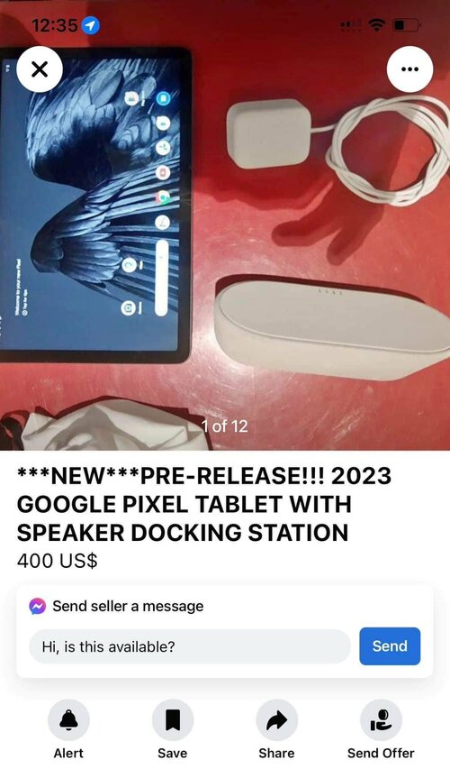 Google Pixel Tab