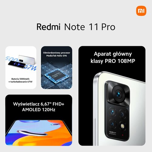 specyfikacja Xiaomi Redmi Note 11 Pro