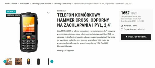 HAMMER Cross Biedronka Home