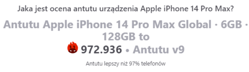 Apple iPhone 14 Pro Max