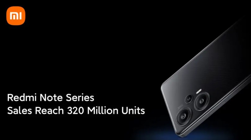 Redmi Note series sold 320 million copies!