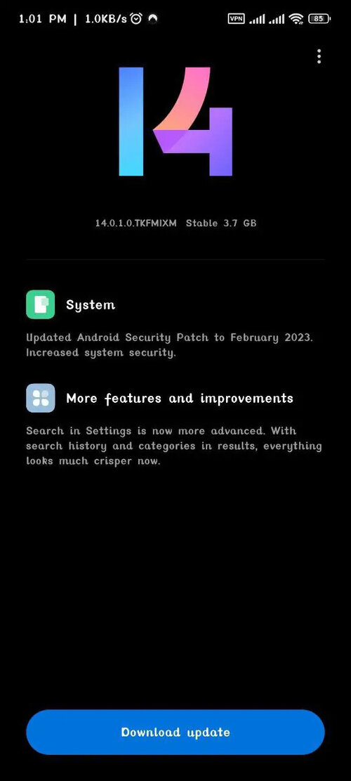 Xiaomi Redmi Note 10 Pro z MIUI 14 Global (Android 13)