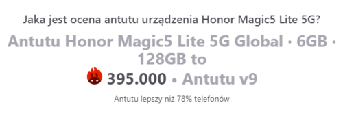 Honor Magic 5 Lite