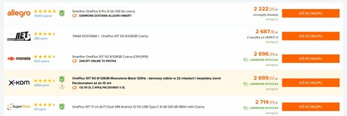 OnePlus 10T 5G Ceneo