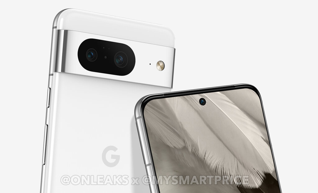 Google Pixel 8 reveals a new design.  No more corners