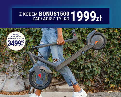 Hulajnoga elektryczna Razor C25 w promocji Biedronka Home aż 1500 zł taniej