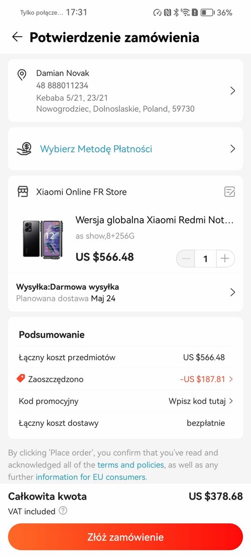 Xiaomi Redmi Note 12 Pro+ 5G promocja