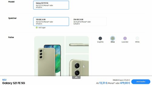 Samsung Galaxy S21 FE 5G promocja z Niemiec aż 1400 zł taniej niż w Polsce