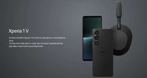 Sony Xperia 1 V w polskiej promocji ze słuchawkami WH-1000XM5 w prezencie