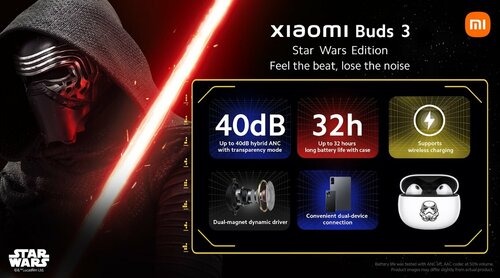 Xiaomi Buds 3 Star Wars/ fot. producenta