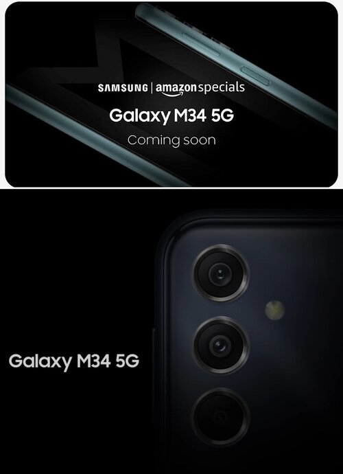 Zapowiedź premiery Samsung Galaxy M34 5G na indyjskim Amazonie