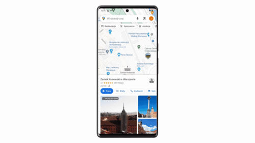 Mapy Google Immersive View w Polsce