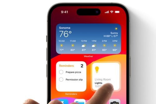 interaktywne widżety iOS 18