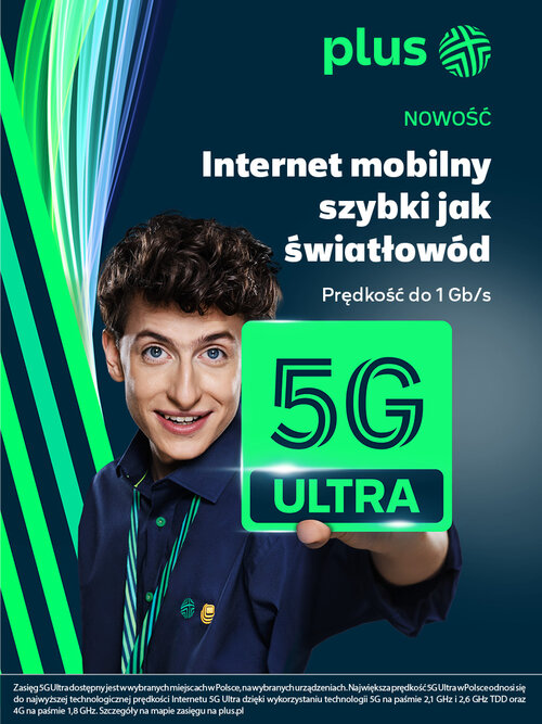 Internet Plus 5G Ultra najnowsza usługa internet mobilny
