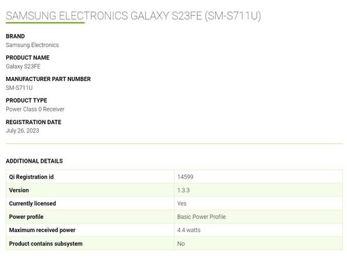 Samsung Galaxy S23 FE